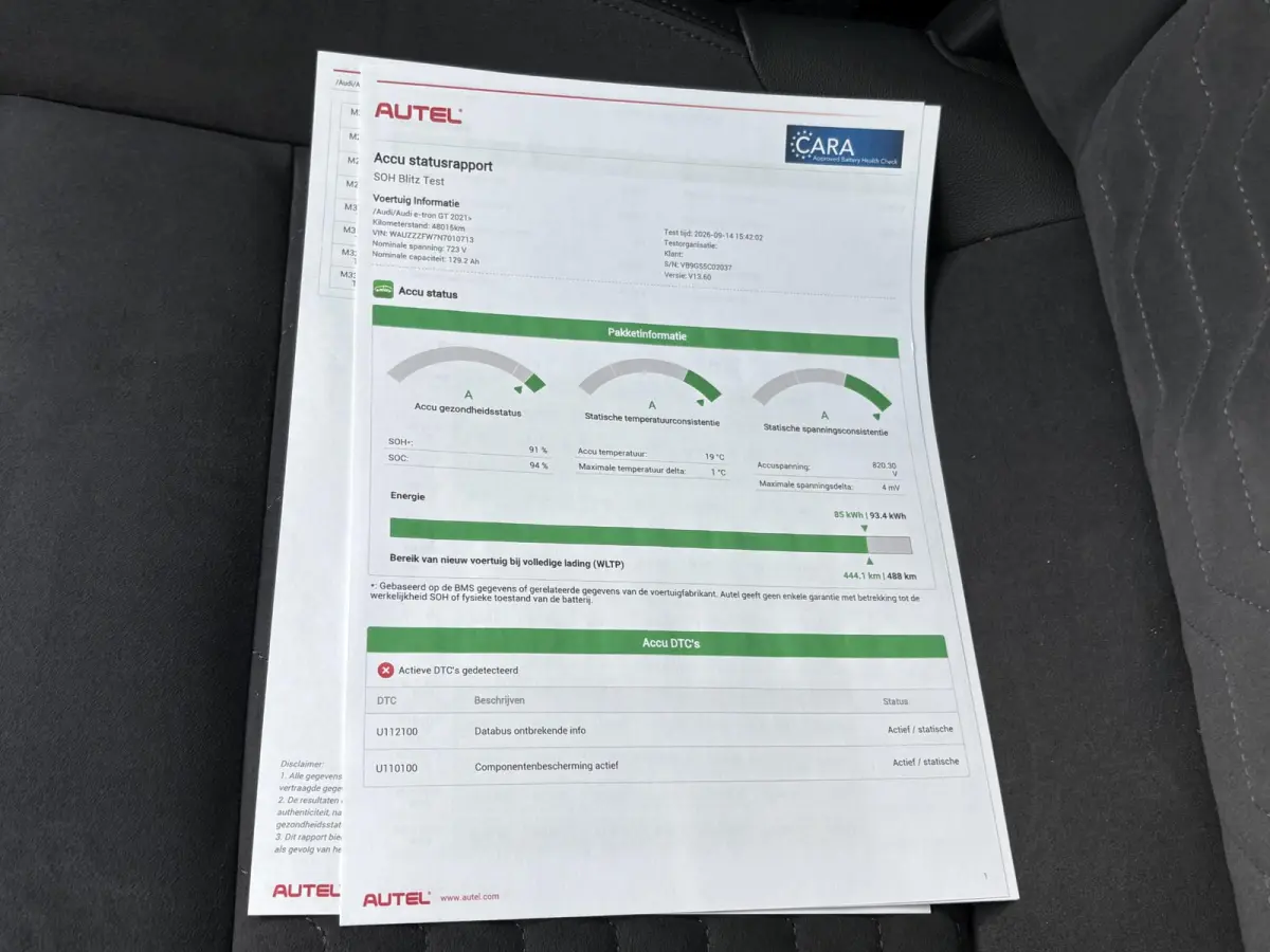 e-tron GT VAN: 54.900,- VOOR 49.877,- UW HEFSTVOORDEEL: 5.023,- SOH 91% | 360˚ CAMERA | PANORAMADAK | ELEKTRISCHE ACHTERKLEP | ELECTRISCH VERSTELBARE STOELEN | STOELVERWARMING
