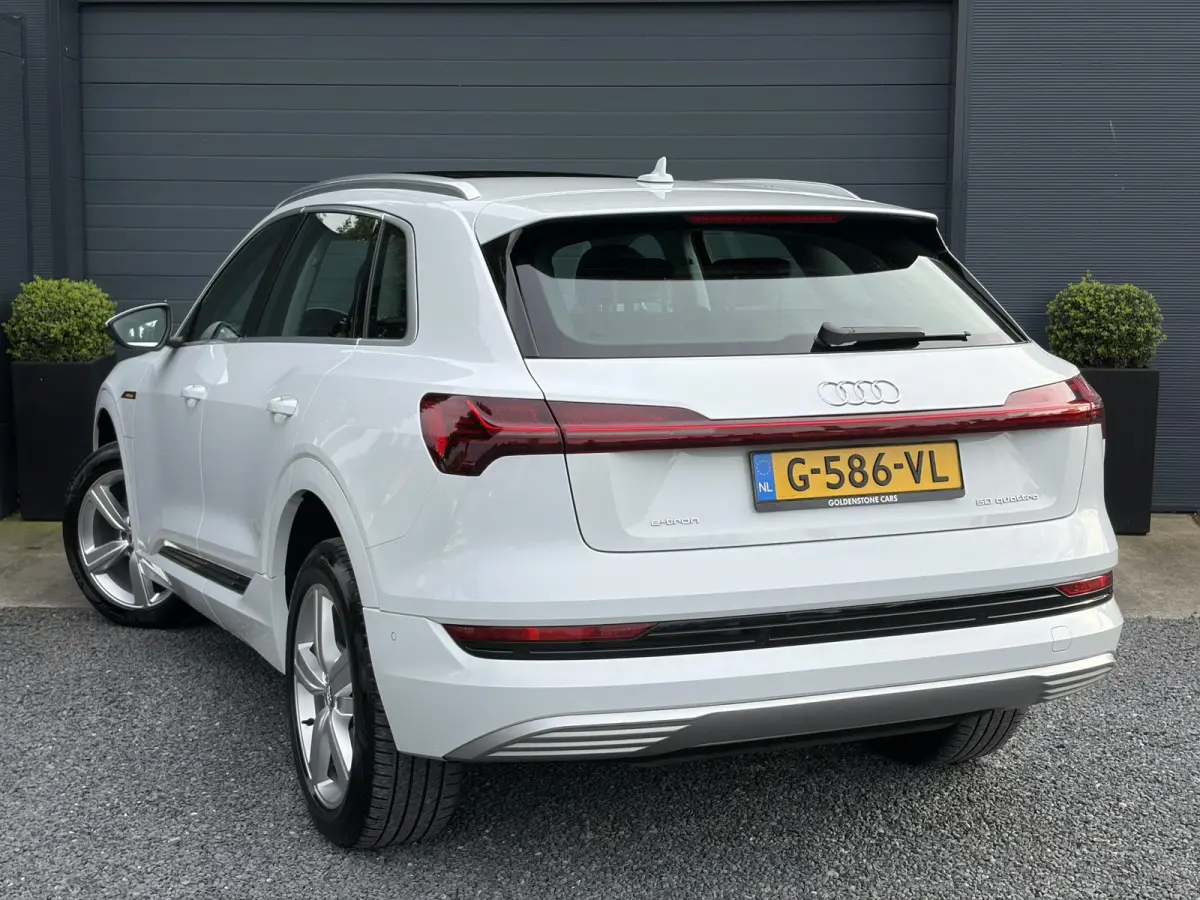 e-tron 50 quattro Launch edition plus 71 kWh ✓SOH 87.83%✓Pano✓Stolverw✓Keyless✓Leder✓Virtual Cockpit✓Carplay✓Navi✓Clima✓Cruise✓Pdc V+A✓Rijstrooksensor✓19" Lm velgen