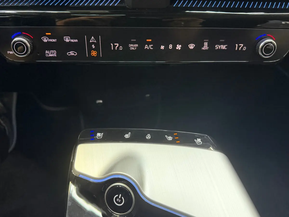 Plus Advanced AWD 77.4 kWh, Leder, 20"LM, Pano, adap cruise, stoelverw / koeling