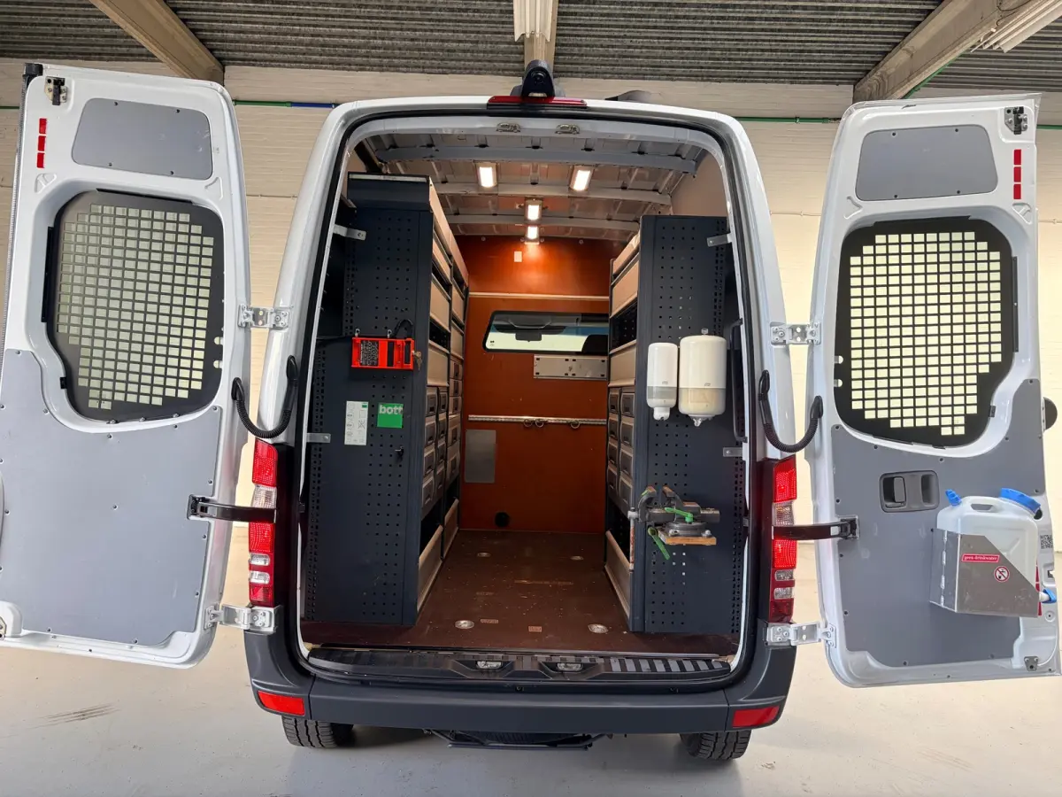 L1H2 Automaat Servicewagen 314 2.2 CDI 140PK euro6 BOTT, Victron V230, Standkachel, RIJKLAARPRIJS