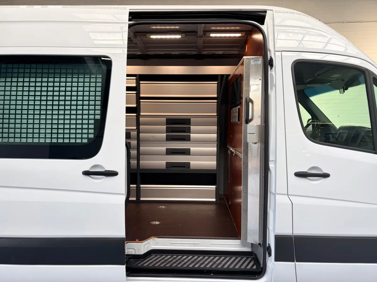 L1H2 Automaat Servicewagen 314 2.2 CDI 140PK euro6 BOTT, Victron V230, Standkachel, RIJKLAARPRIJS