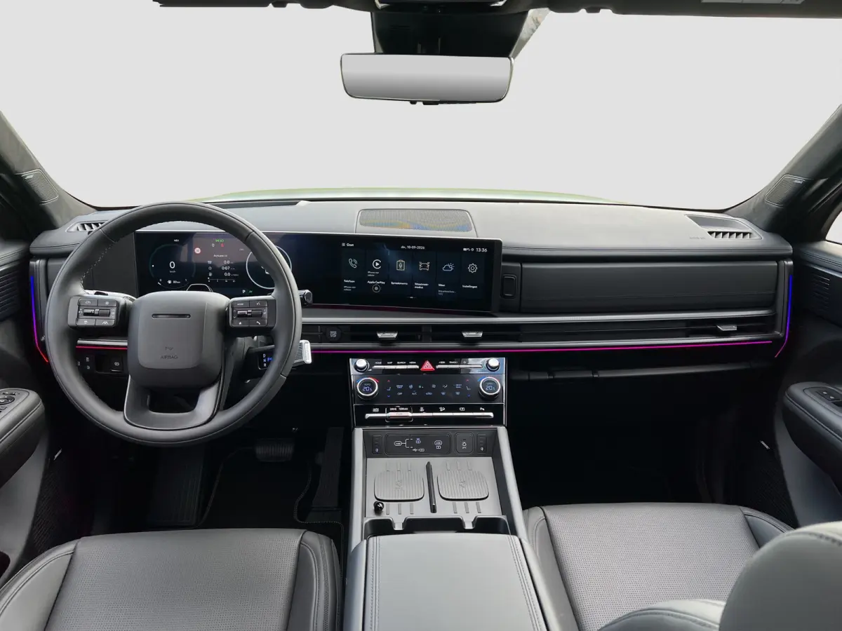 1.6 T-GDI PHEV 252pk Black Line 4WD 7p. | Draadloos carplay | Trekhaak | Premium Audio | Stoelventilatie | Bestuurdersstoel met geheugen | Head-up display | Leder | 360 graden camera | Stoel