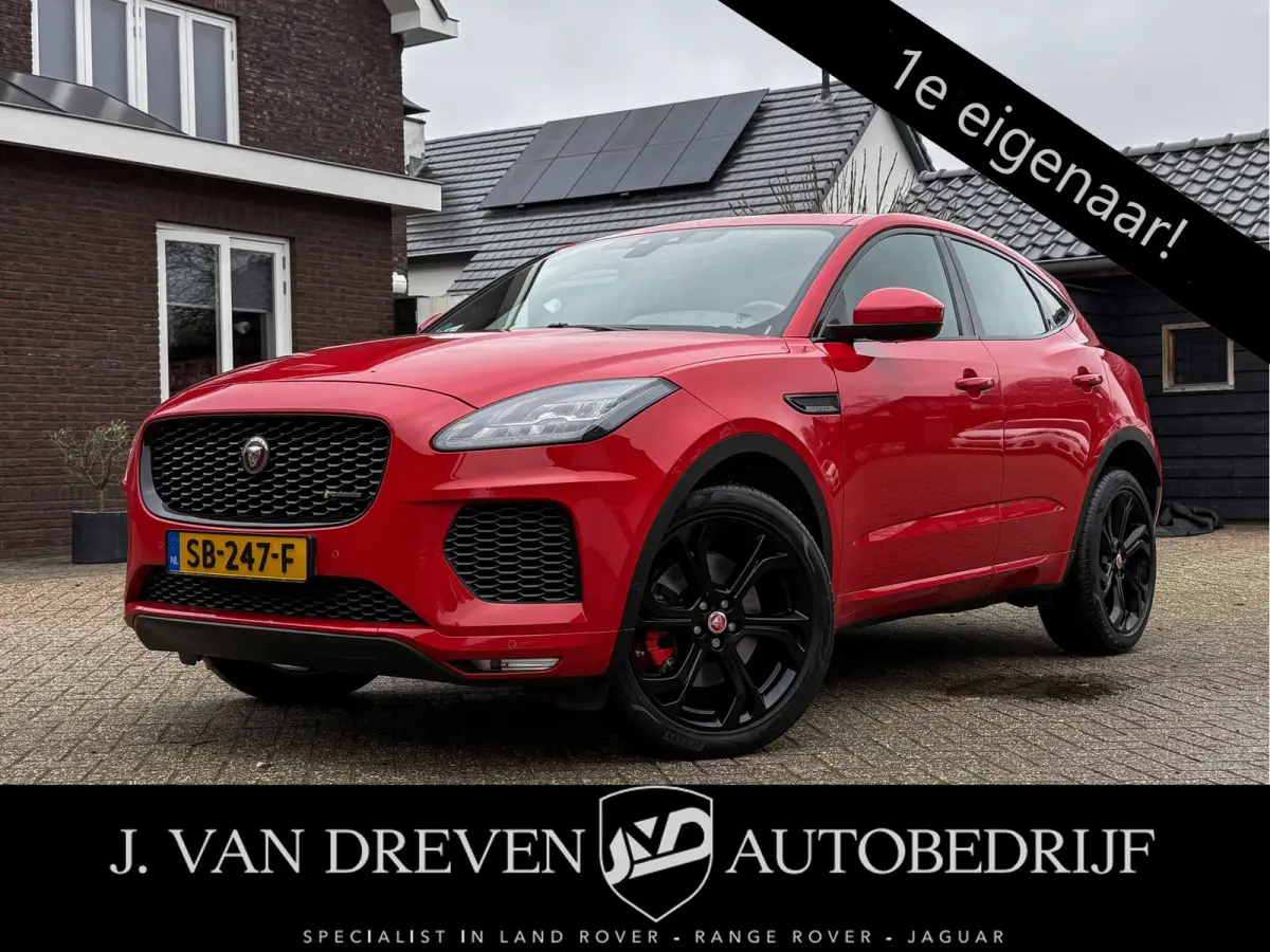 2.0 Si4 HSE Dynamic - Jaguar E-PACE 2.0 P250 AWD First Edition Black Pack - Eerste eigenaar! R-dynamic, Cruise, Elek. verw. stoelen, Airco!