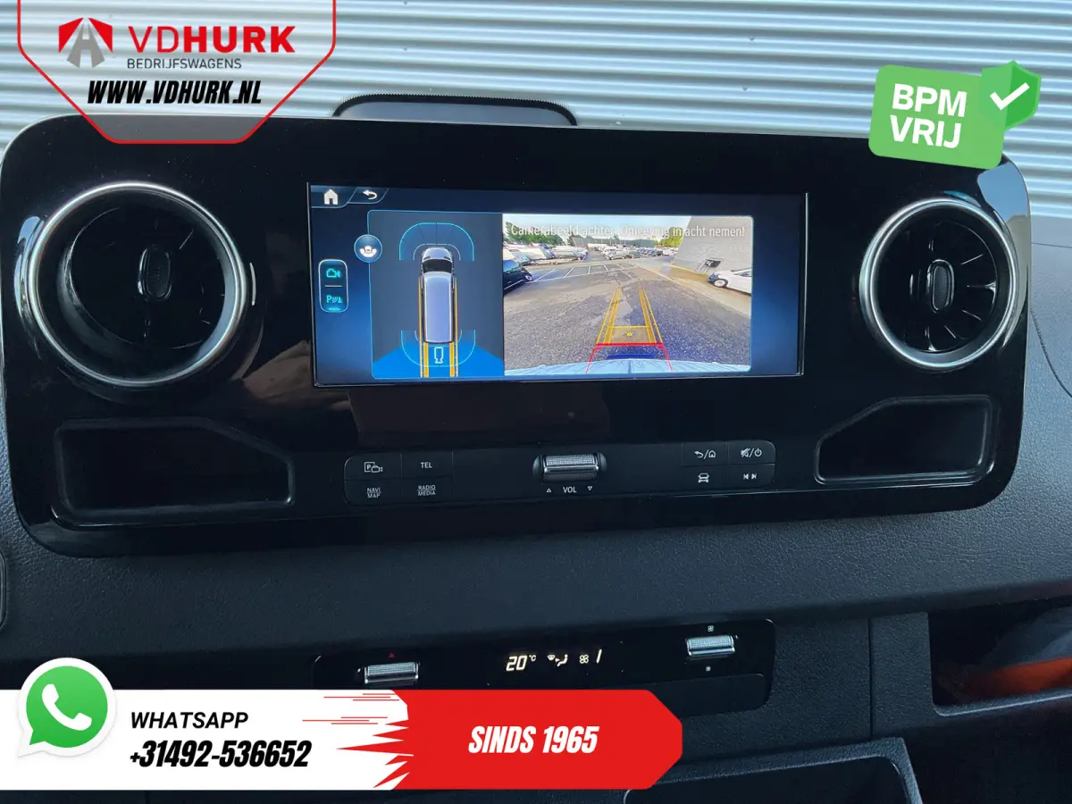 317 CDI L2H2 Aut. LED/ 270Gr.Deuren/ Stoelverw./ Gev.Stoel/ Navi/ Airco/ Camera/ Cruise/ PDC