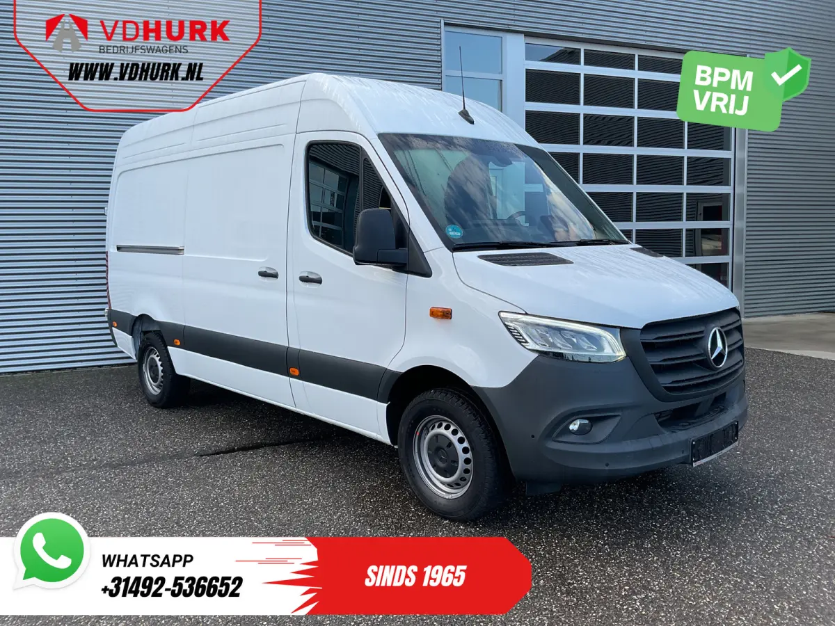 317 CDI L2H2 Aut. LED/ 270Gr.Deuren/ Stoelverw./ Gev.Stoel/ Navi/ Airco/ Camera/ Cruise/ PDC