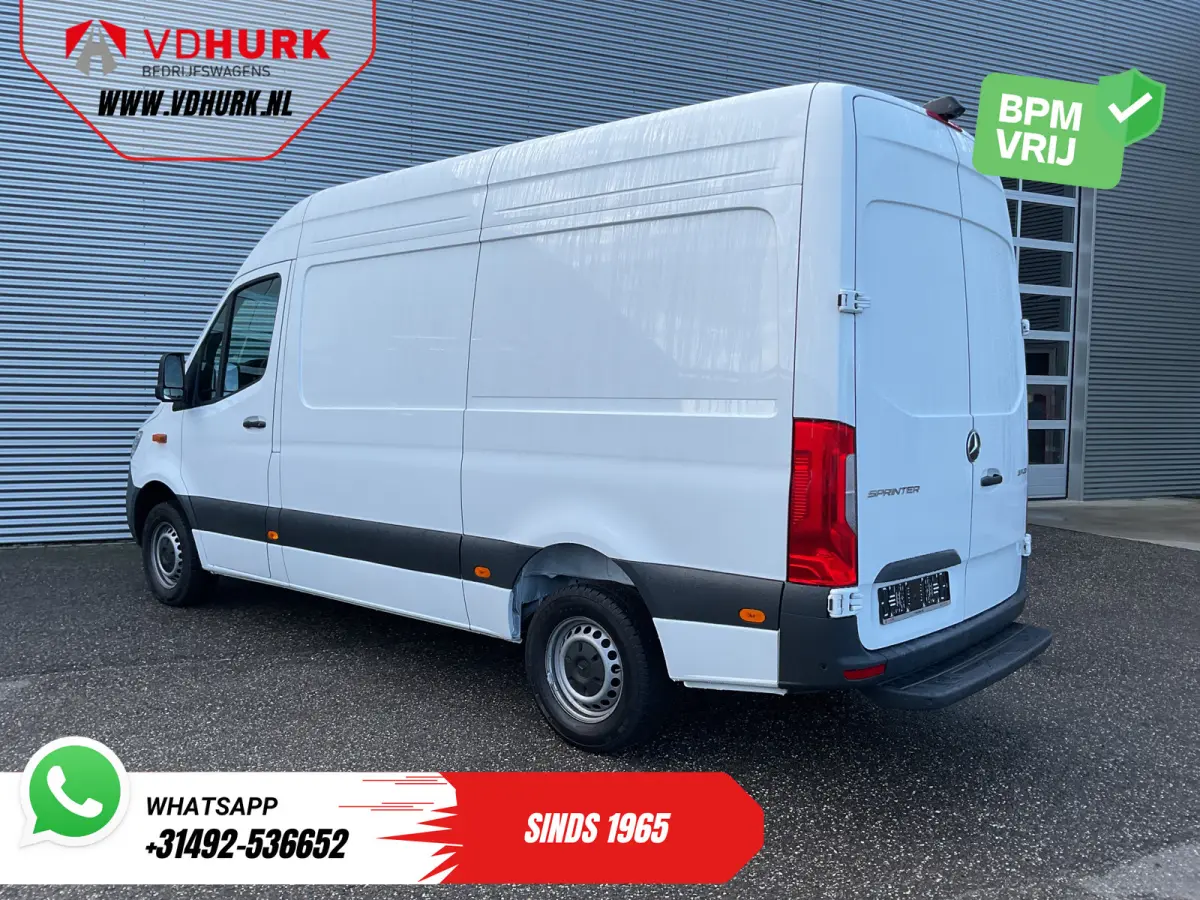 317 CDI L2H2 Aut. LED/ 270Gr.Deuren/ Stoelverw./ Gev.Stoel/ Navi/ Airco/ Camera/ Cruise/ PDC