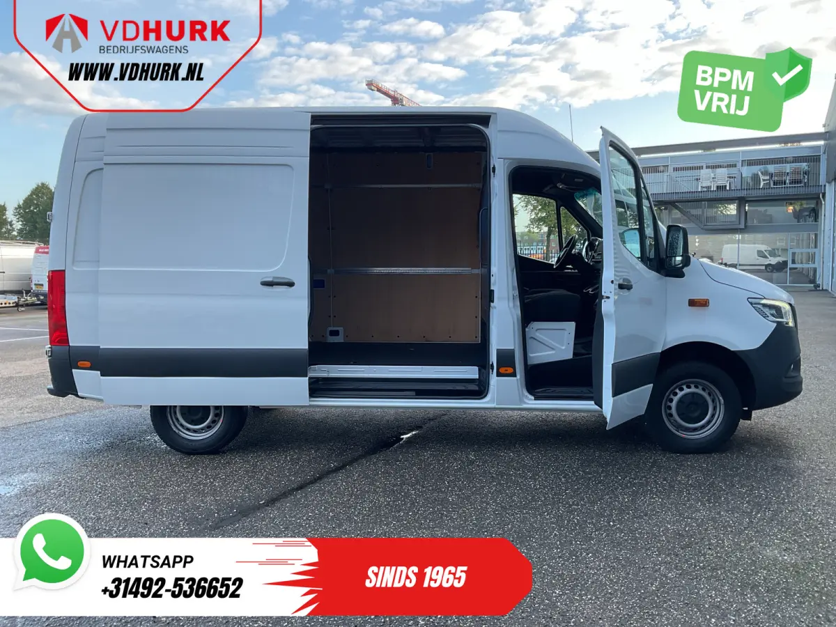 317 CDI L2H2 Aut. LED/ 270Gr.Deuren/ Stoelverw./ Gev.Stoel/ Navi/ Airco/ Camera/ Cruise/ PDC