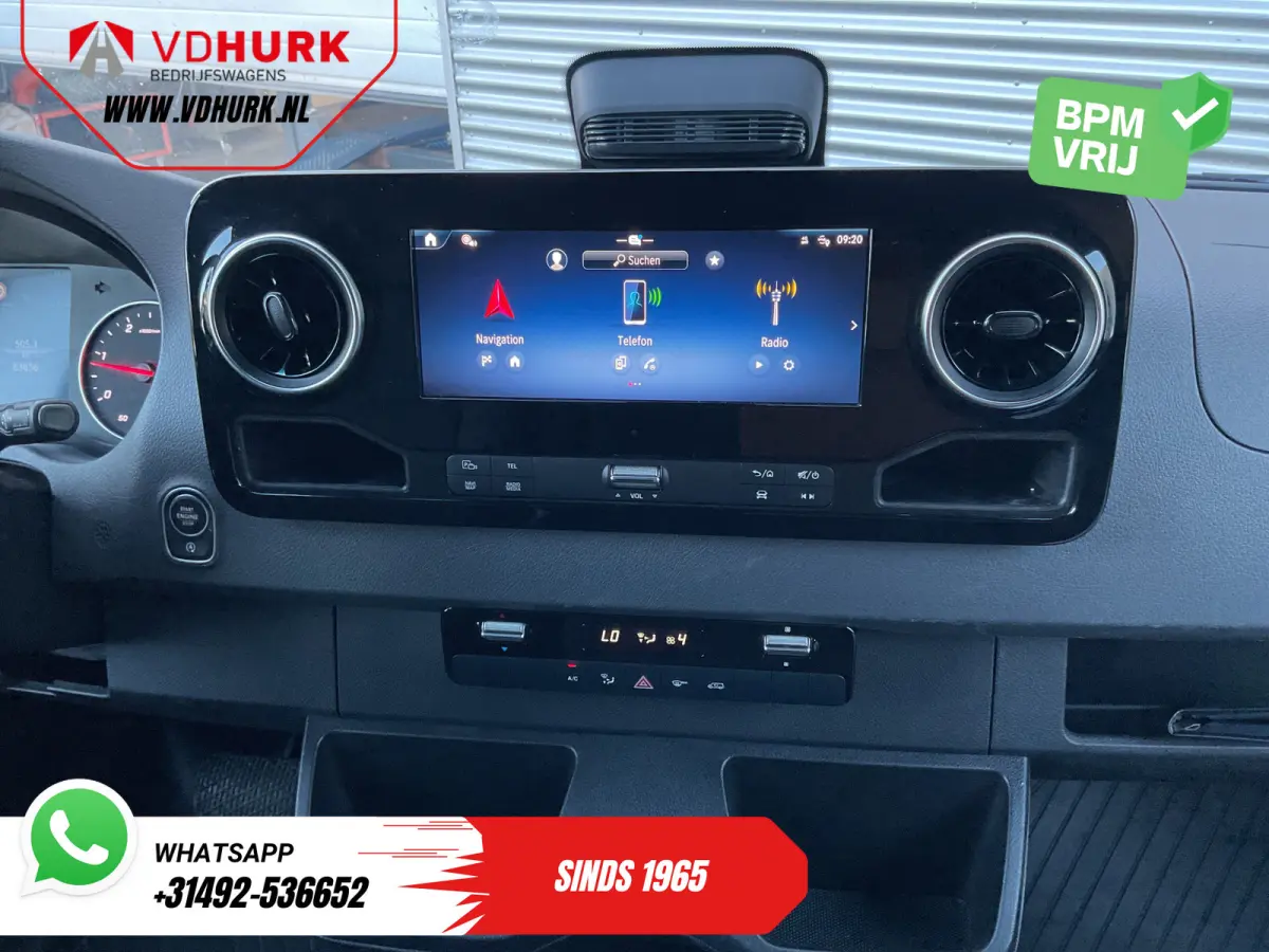 317 CDI L2H2 Aut. LED/ 270Gr.Deuren/ Stoelverw./ Gev.Stoel/ Navi/ Airco/ Camera/ Cruise/ PDC