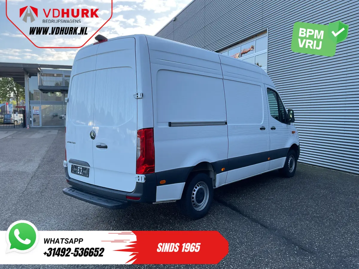 317 CDI L2H2 Aut. LED/ 270Gr.Deuren/ Stoelverw./ Gev.Stoel/ Navi/ Airco/ Camera/ Cruise/ PDC