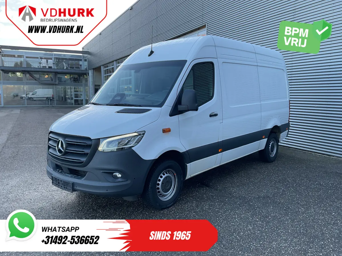 317 CDI L2H2 Aut. LED/ 270Gr.Deuren/ Stoelverw./ Gev.Stoel/ Navi/ Airco/ Camera/ Cruise/ PDC