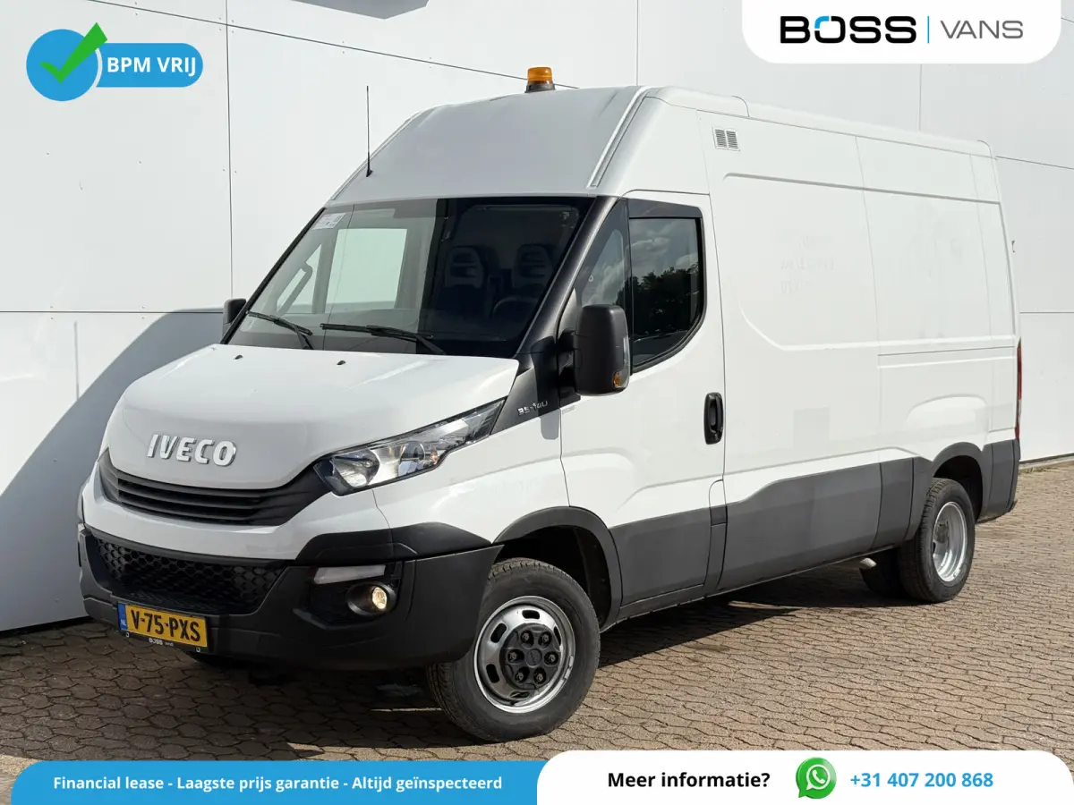 35C14 2.3 L2H2 Dubbellucht Airco Cruise control Camera Trekhaak 3,5t Inbouw lucht geveerde stoel