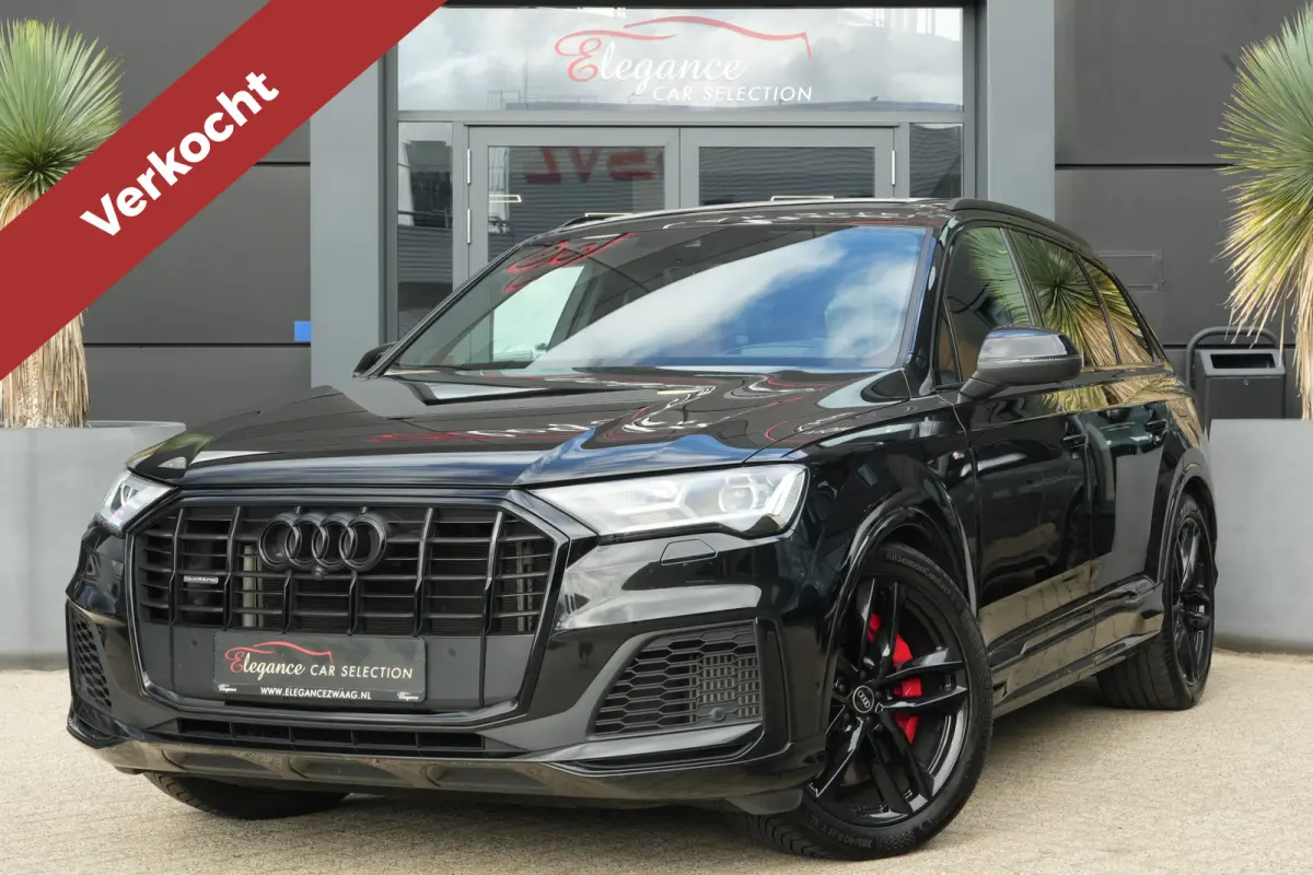 60 TFSI e Quattro Pro Line S Competition | 489 PK | PHEV | Audi Exclusive | Pano | 360° Camera | Trekhaak Audi Q7 60 TFSI e quattro Pro Line S Competition 489 PK Plug-in Hybrid met 3.0 V6 b
