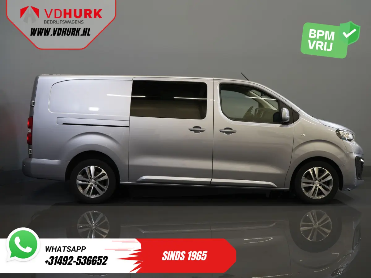 2.0 HDI 180 pk Aut. DC Dubbel Cabine 2x Schuifdeur/ Carplay/ Stoelverw./ Climate/ Navi/ Camera/ Cruise/ 17’LMV/ PDC/ Trekhaak
