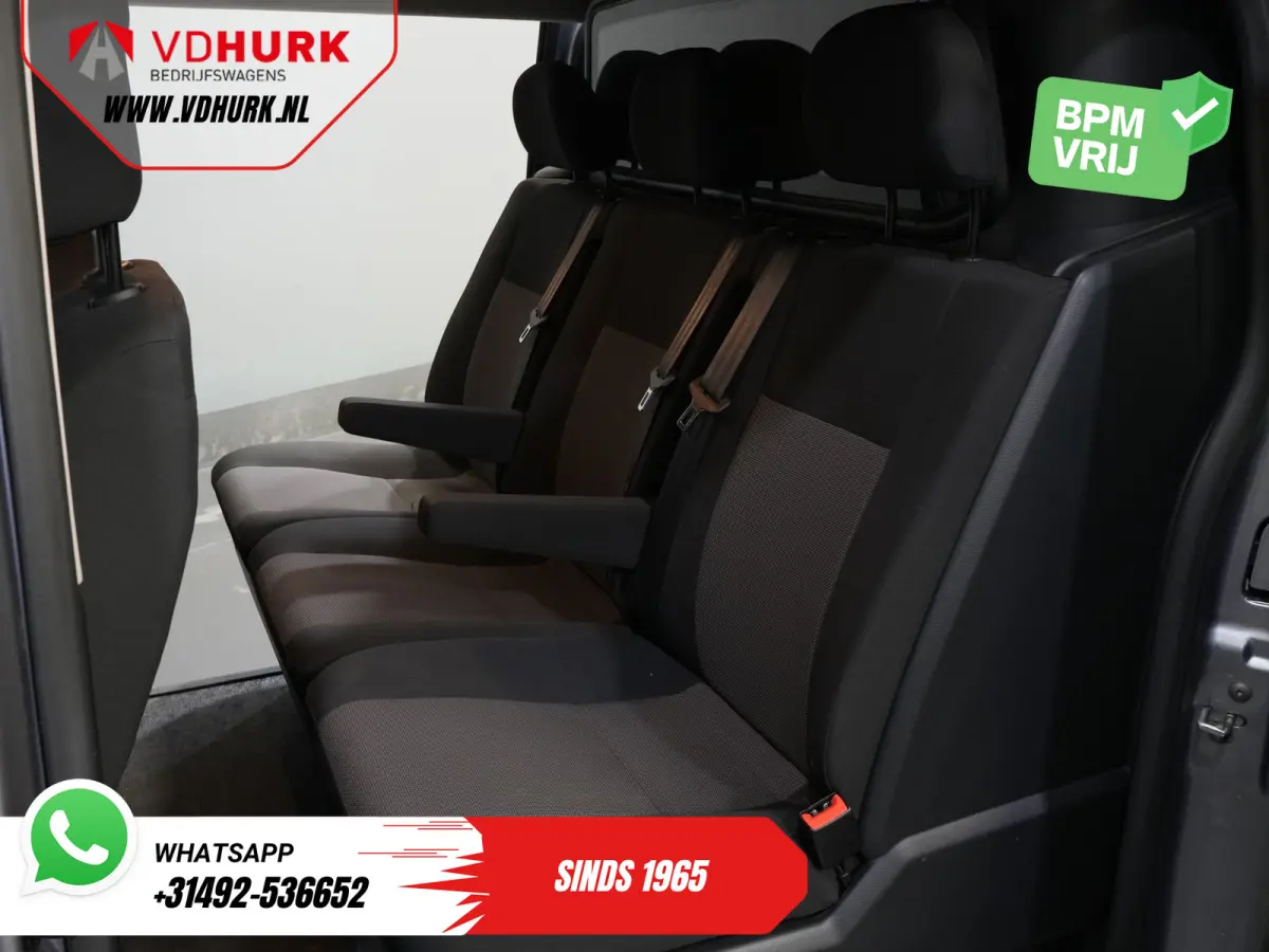 2.0 HDI 180 pk Aut. DC Dubbel Cabine 2x Schuifdeur/ Carplay/ Stoelverw./ Climate/ Navi/ Camera/ Cruise/ 17’LMV/ PDC/ Trekhaak