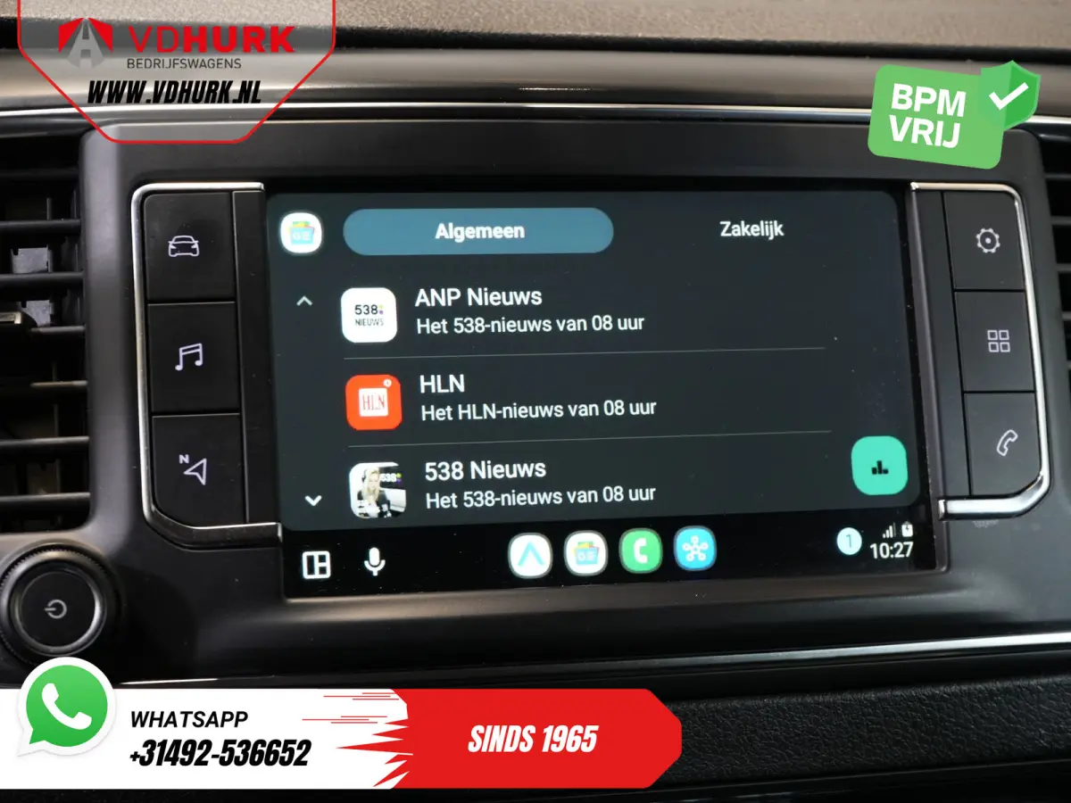 2.0 HDI 180 pk Aut. DC Dubbel Cabine 2x Schuifdeur/ Carplay/ Stoelverw./ Climate/ Navi/ Camera/ Cruise/ 17’LMV/ PDC/ Trekhaak