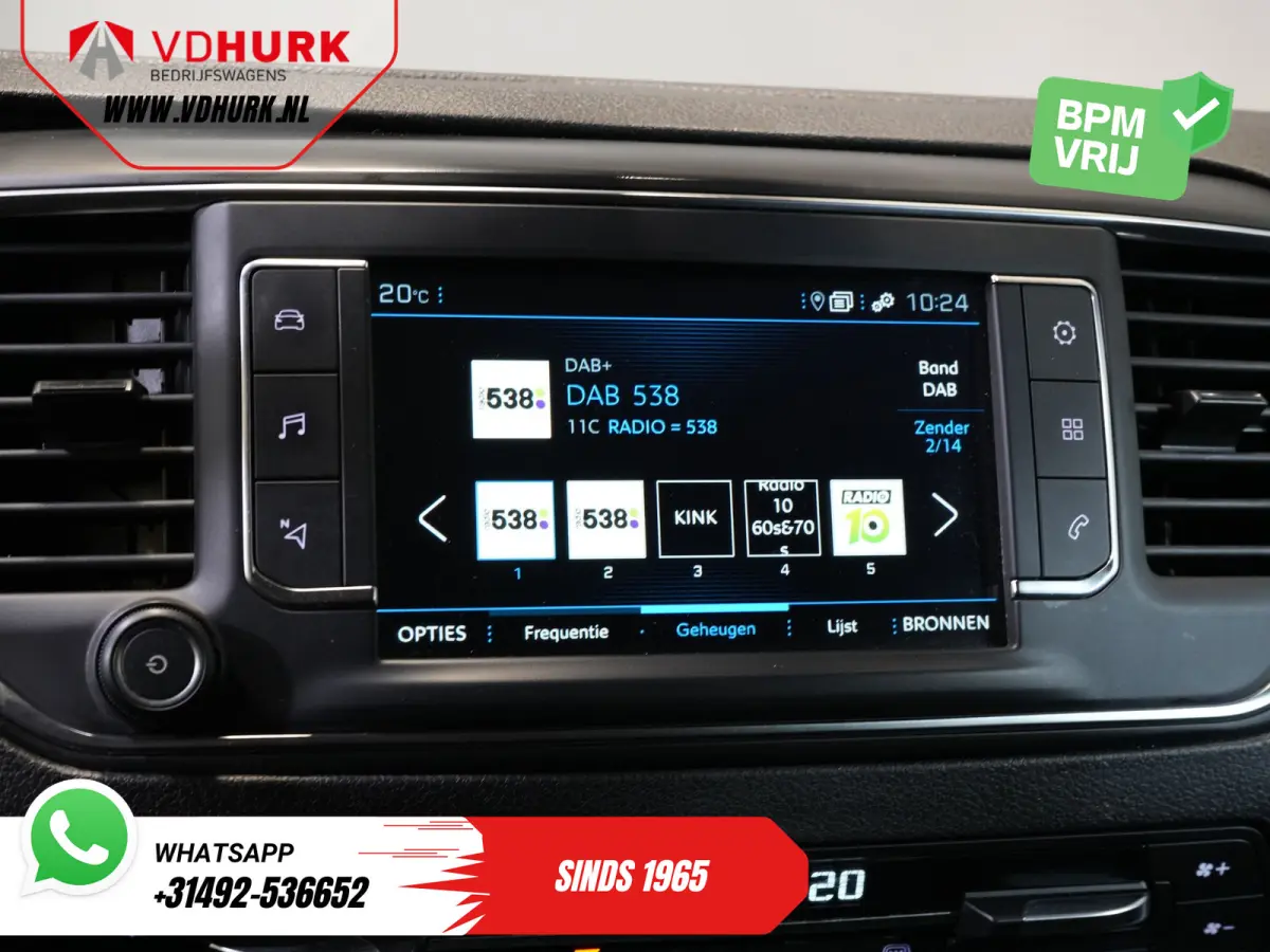 2.0 HDI 180 pk Aut. DC Dubbel Cabine 2x Schuifdeur/ Carplay/ Stoelverw./ Climate/ Navi/ Camera/ Cruise/ 17’LMV/ PDC/ Trekhaak