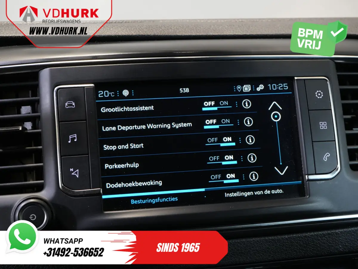 2.0 HDI 180 pk Aut. DC Dubbel Cabine 2x Schuifdeur/ Carplay/ Stoelverw./ Climate/ Navi/ Camera/ Cruise/ 17’LMV/ PDC/ Trekhaak