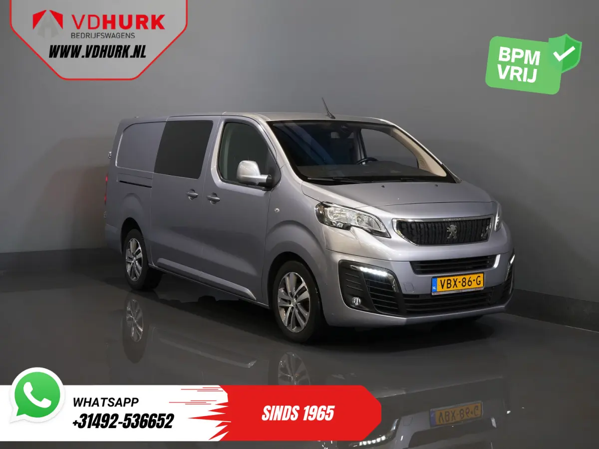2.0 HDI 180 pk Aut. DC Dubbel Cabine 2x Schuifdeur/ Carplay/ Stoelverw./ Climate/ Navi/ Camera/ Cruise/ 17’LMV/ PDC/ Trekhaak