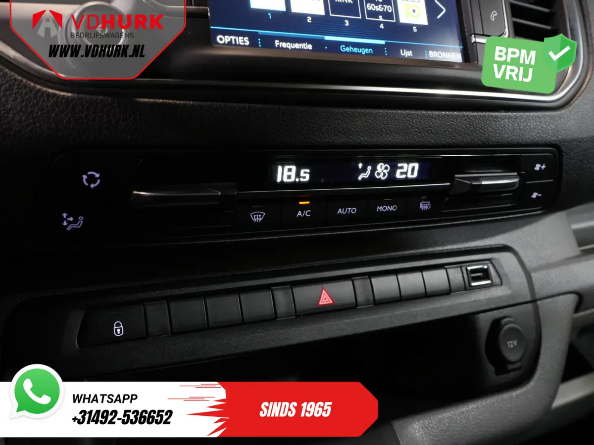 2.0 HDI 180 pk Aut. DC Dubbel Cabine 2x Schuifdeur/ Carplay/ Stoelverw./ Climate/ Navi/ Camera/ Cruise/ 17’LMV/ PDC/ Trekhaak