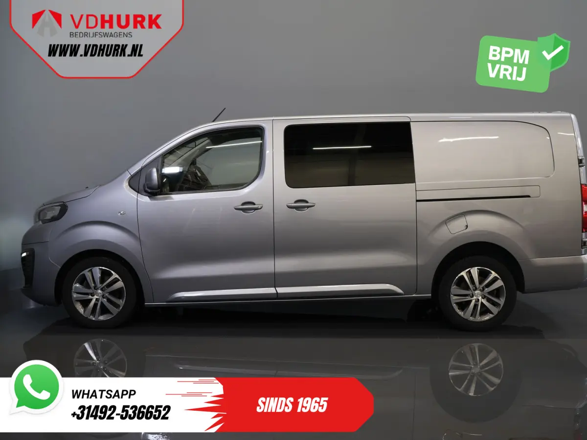 2.0 HDI 180 pk Aut. DC Dubbel Cabine 2x Schuifdeur/ Carplay/ Stoelverw./ Climate/ Navi/ Camera/ Cruise/ 17’LMV/ PDC/ Trekhaak