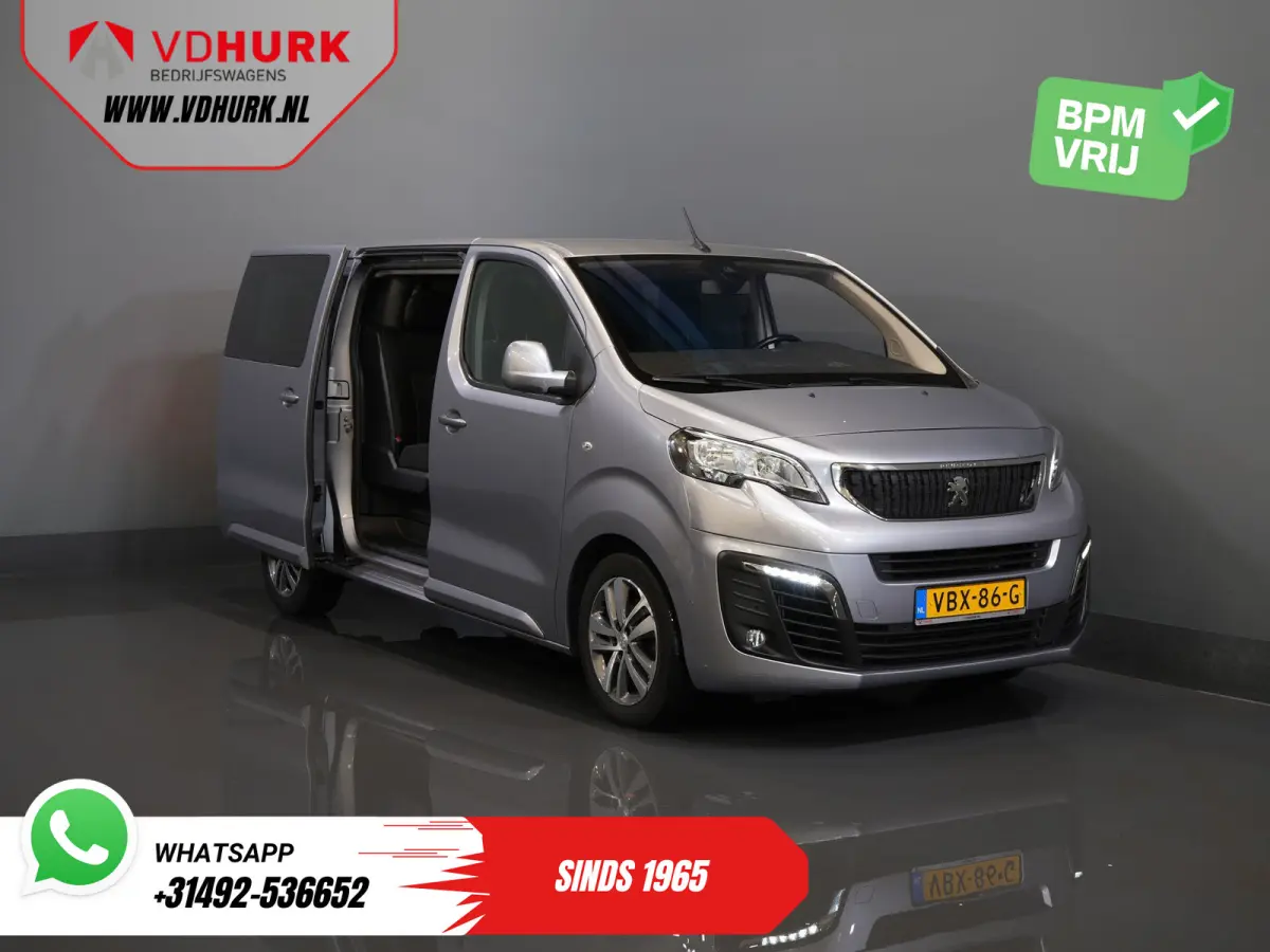 2.0 HDI 180 pk Aut. DC Dubbel Cabine 2x Schuifdeur/ Carplay/ Stoelverw./ Climate/ Navi/ Camera/ Cruise/ 17’LMV/ PDC/ Trekhaak