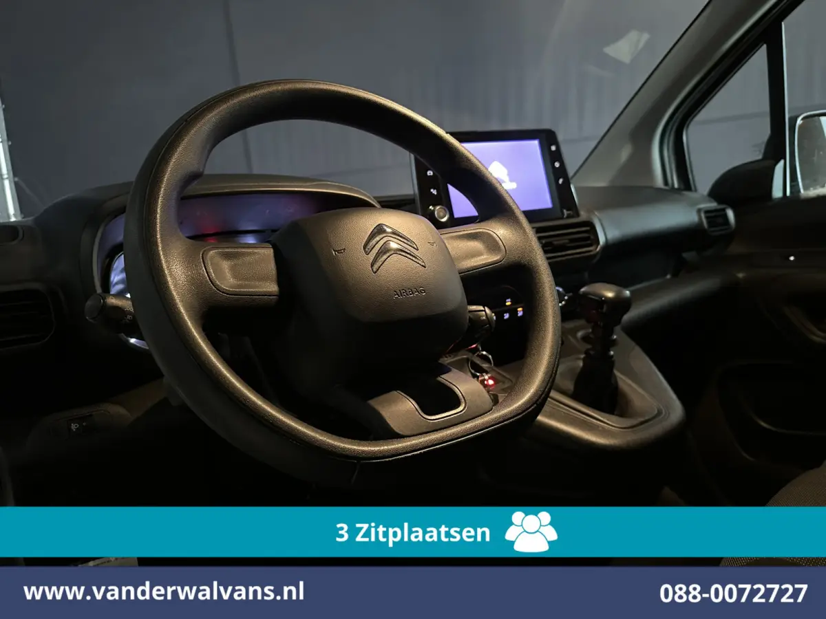 1.5 BlueHDi 102pk L1H1 Euro6 Airco | 3-Zits | Camera | Apple Carplay | Cruisecontrol Android Auto, Parkeersensoren