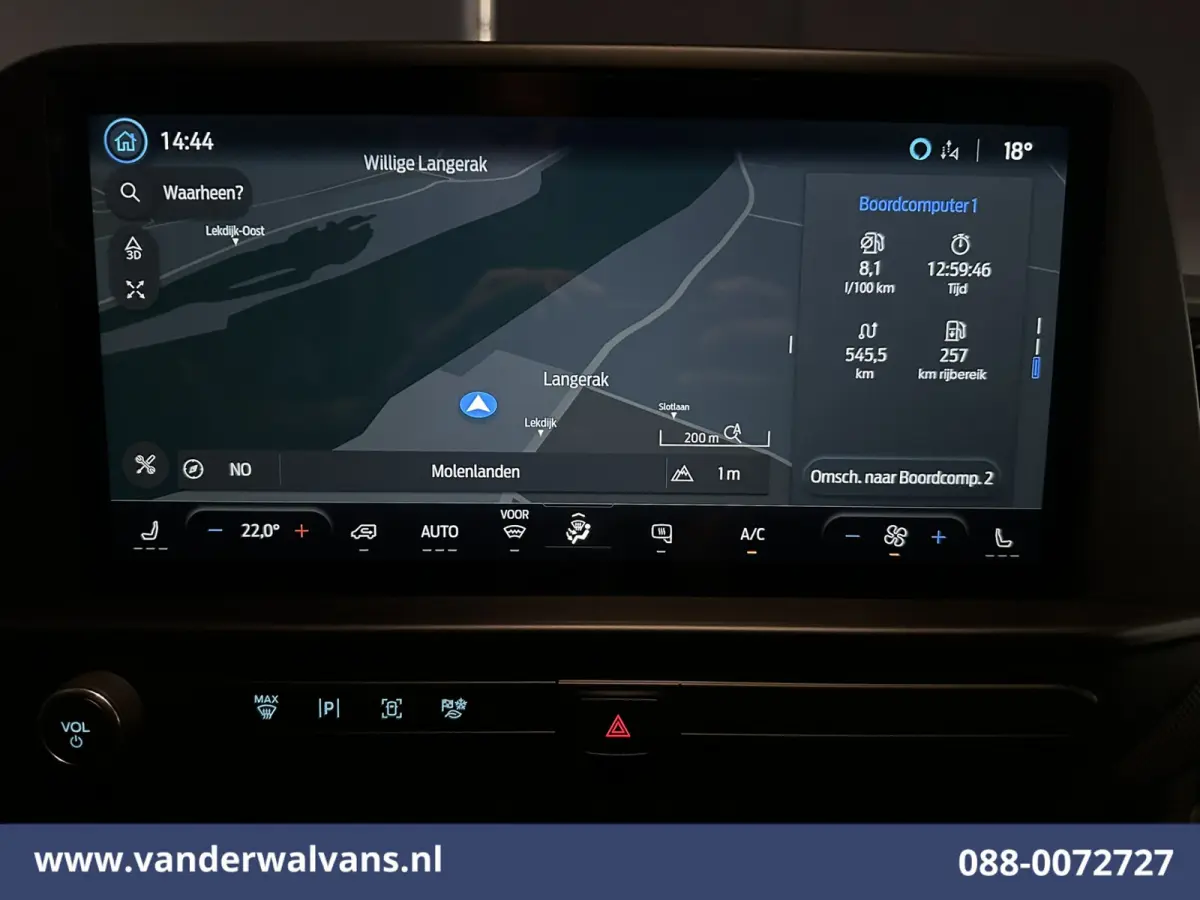 2.0 TDCI 136pk L1H1 Euro6 Airco | Camera | Navigatie | Apple Carplay | LED | Cruisecontrol Android Auto, Verwarmde voorruit, Parkeersensoren, Stoelverwarming, Bijrijdersbank, 2590kg trekverm