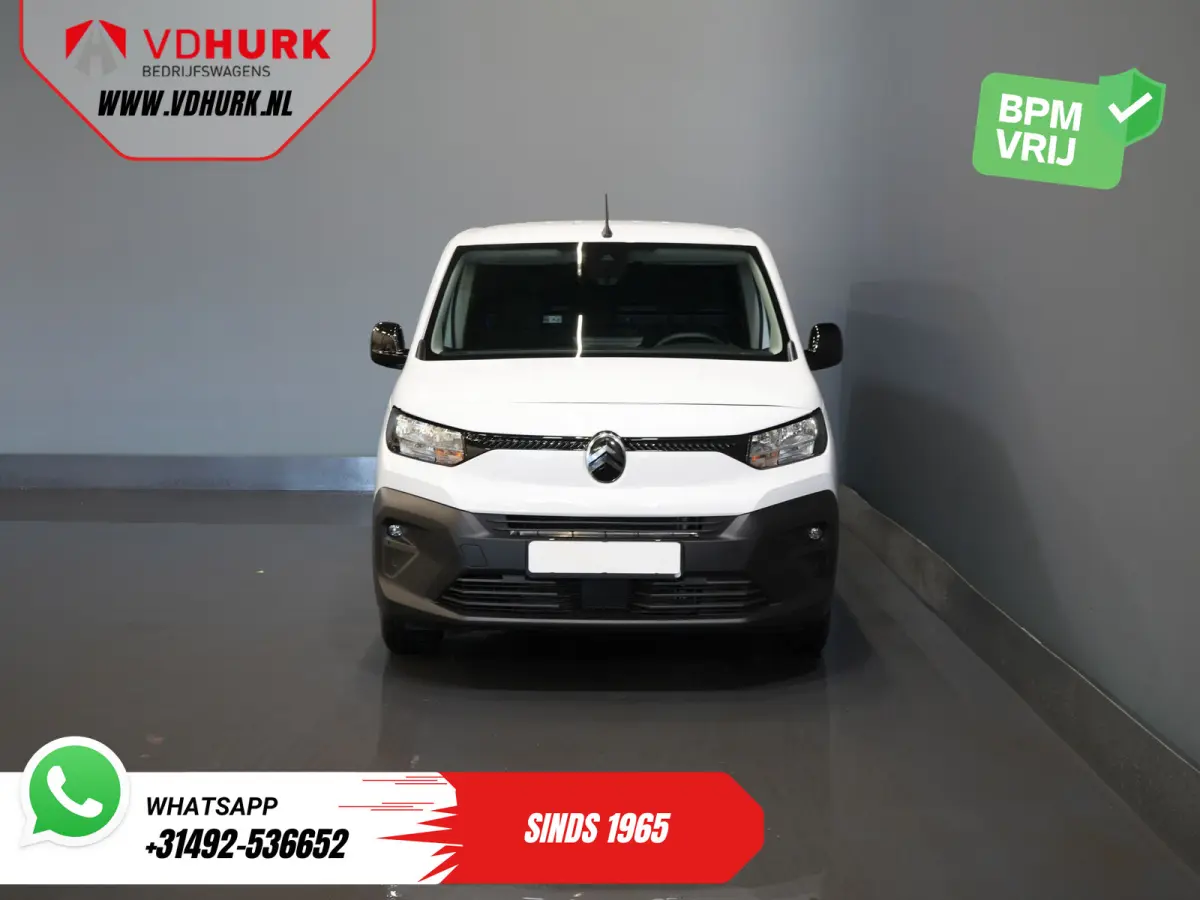 (Citroen Berlingo) 1.5 HDi 100 pk L2 Carplay/ Stoelverw./ 3Pers./ Virtual Cockpit/ Climate/ Keyless/ Navi/ Camera/ Cruise/ PDC