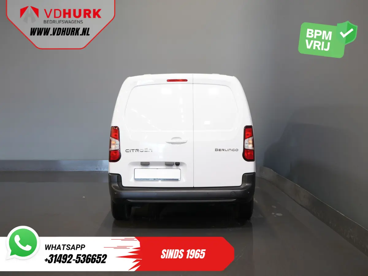 (Citroen Berlingo) 1.5 HDi 100 pk L2 Carplay/ Stoelverw./ 3Pers./ Virtual Cockpit/ Climate/ Keyless/ Navi/ Camera/ Cruise/ PDC
