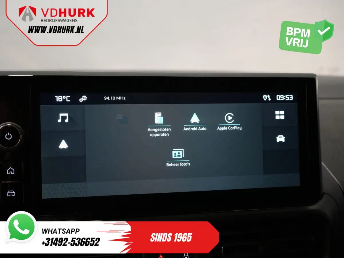 1.5 HDi 100 pk L2 Carplay/ Stoelverw./ 3Pers./ Virtual Cockpit/ Climate/ Keyless/ Navi/ Camera/ Cruise/ PDC