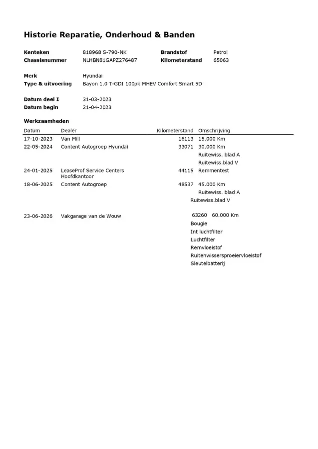 1.0 T-GDI Comfort Smart 2e-Eig. & Dealer-Onderh. BOVAG-Garantie. NL-Auto.