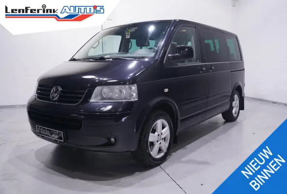 Multivan 3.2 V6 235 pk Highline 4-Motion 7-zits Leder Grijs Elek. Schuifdeuren, Airco ECC, Cruise Control, Uniek in NL
