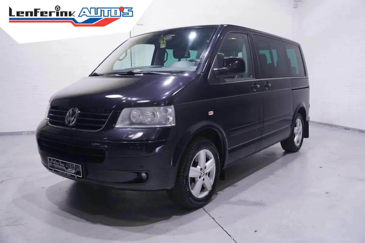 Multivan 3.2 V6 235 pk Highline 4-Motion 7-zits Leder Grijs Elek. Schuifdeuren, Airco ECC, Cruise Control, Uniek in NL