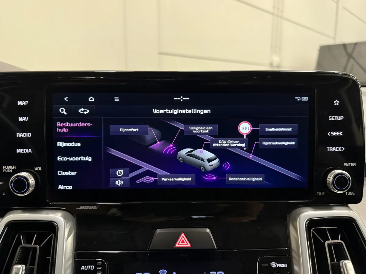 1.6 T-GDI Plug-in Hybrid 4WD ExecutiveLine 46DKM/PANO/VOL-LEER/360CAMERA/BOSE/LED/SOH 98%/ACC/DRIVE MODE/VIRTUAL/SFEER/KEYLESS/NIVEAUREGELING/19"/PRIVACY/STAHLGRAU-METALLIC/NET OH BEURT GEHA
