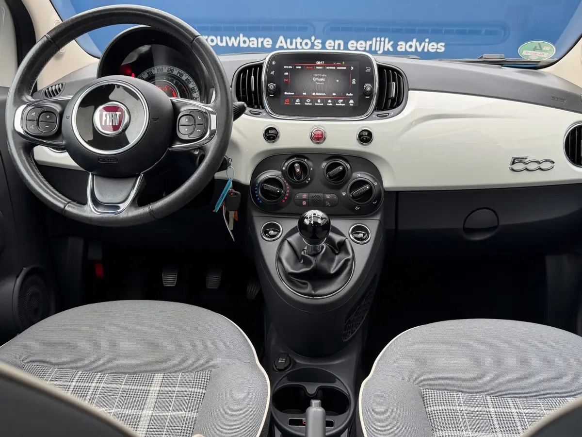 0.9 TwinAir Turbo Lounge|2e Eigenaar|Airco|Pano|Carplay|Bleutooth|PDC|LMV|ElektrischeRamen|N.A.P|NieuweAPK tot 10-2027|