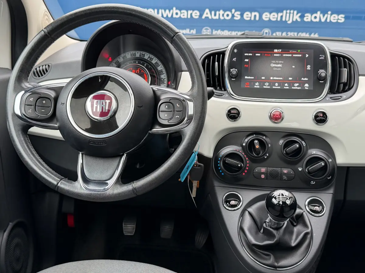 0.9 TwinAir Turbo Lounge|2e Eigenaar|Airco|Pano|Carplay|Bleutooth|PDC|LMV|ElektrischeRamen|N.A.P|NieuweAPK tot 10-2027|