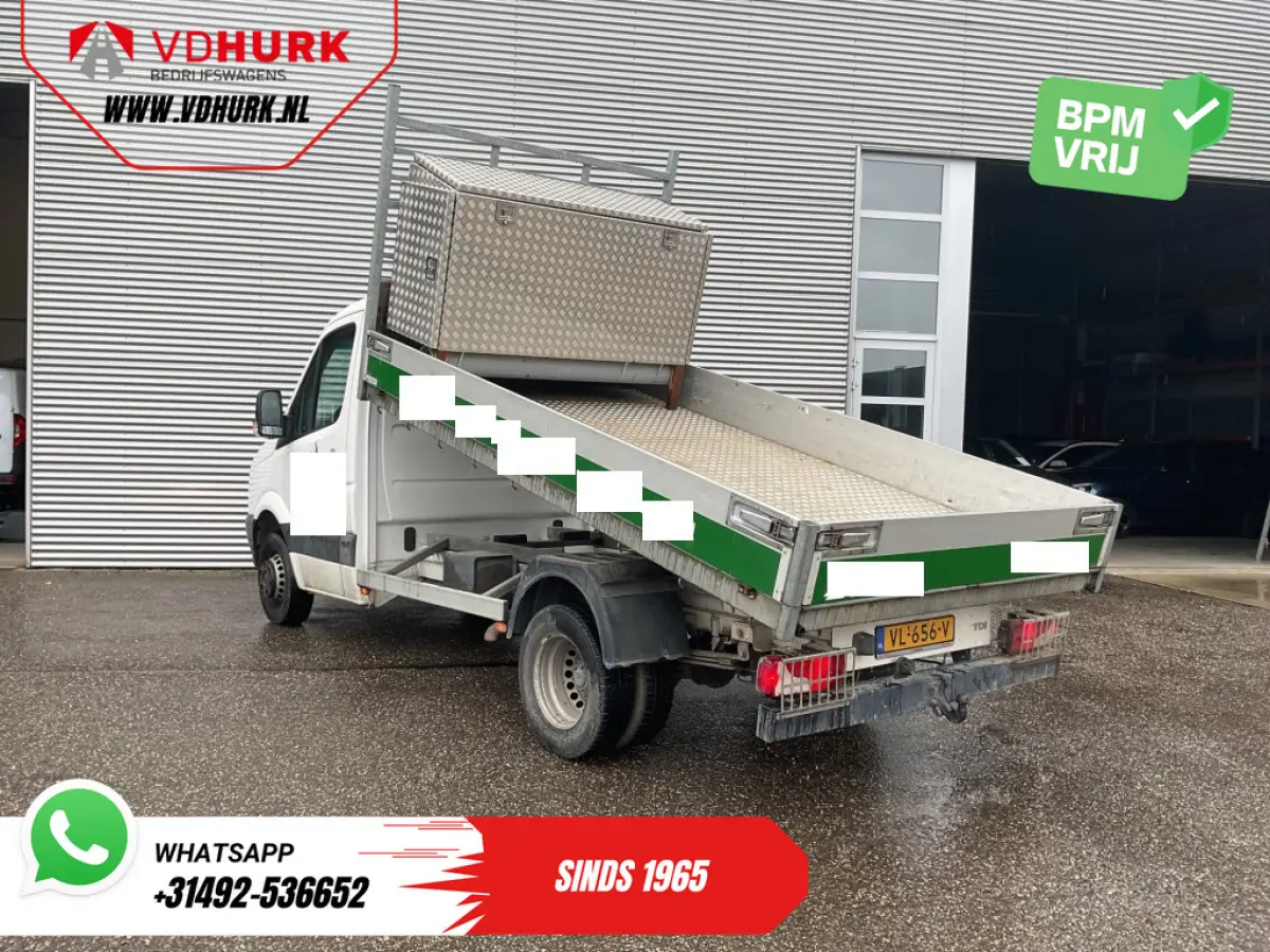 35 2.0 TDI Open laadbak/ Kipper/ Tacho/ Dubbel lucht/ 3.5t Trekverm./ Gev.stoel/ Cruise/ Airco/ 350x200x40/ Pick Up