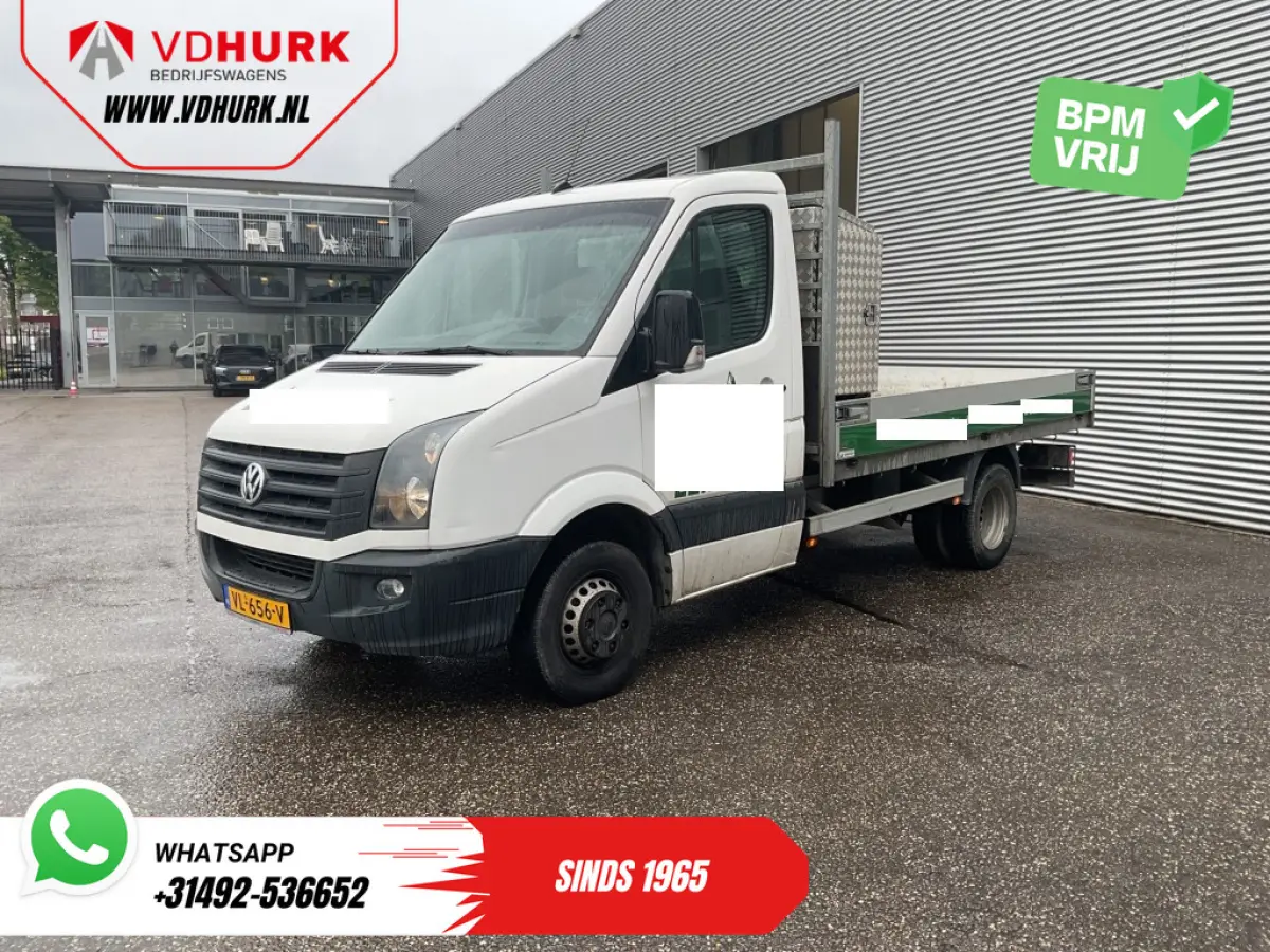 35 2.0 TDI Open laadbak/ Kipper/ Tacho/ Dubbel lucht/ 3.5t Trekverm./ Gev.stoel/ Cruise/ Airco/ 350x200x40/ Pick Up