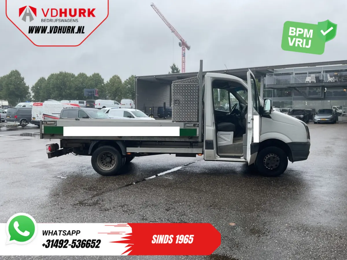 35 2.0 TDI Open laadbak/ Kipper/ Tacho/ Dubbel lucht/ 3.5t Trekverm./ Gev.stoel/ Cruise/ Airco/ 350x200x40/ Pick Up
