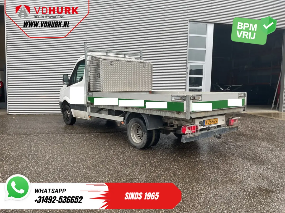 35 2.0 TDI Open laadbak/ Kipper/ Tacho/ Dubbel lucht/ 3.5t Trekverm./ Gev.stoel/ Cruise/ Airco/ 350x200x40/ Pick Up