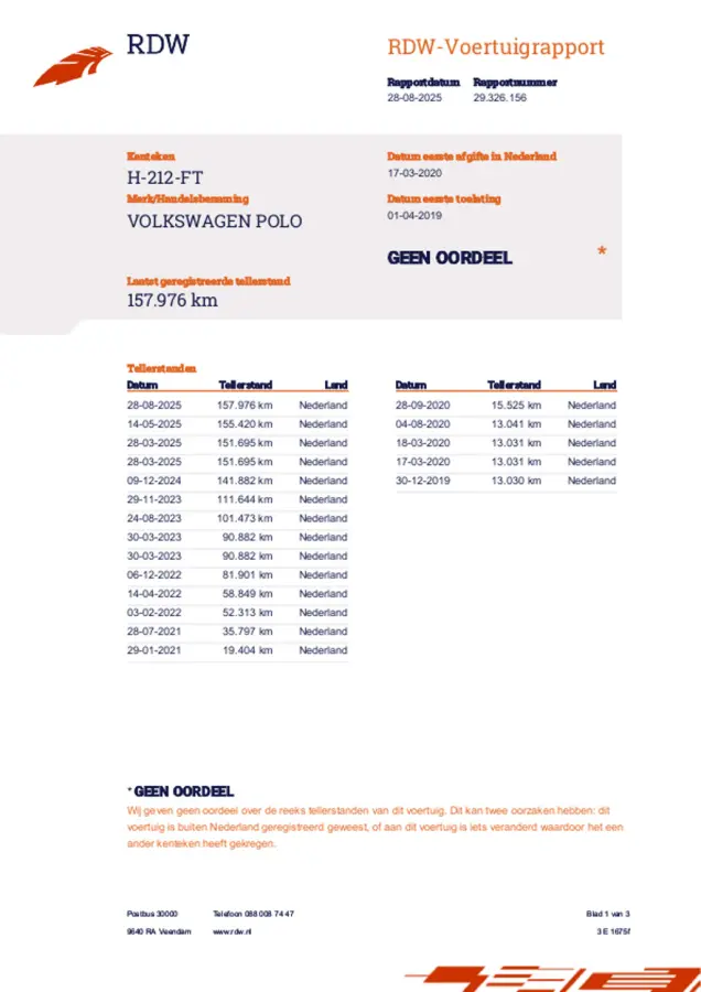 1.0 MPI Comfortline | Airco | Lm Velgen