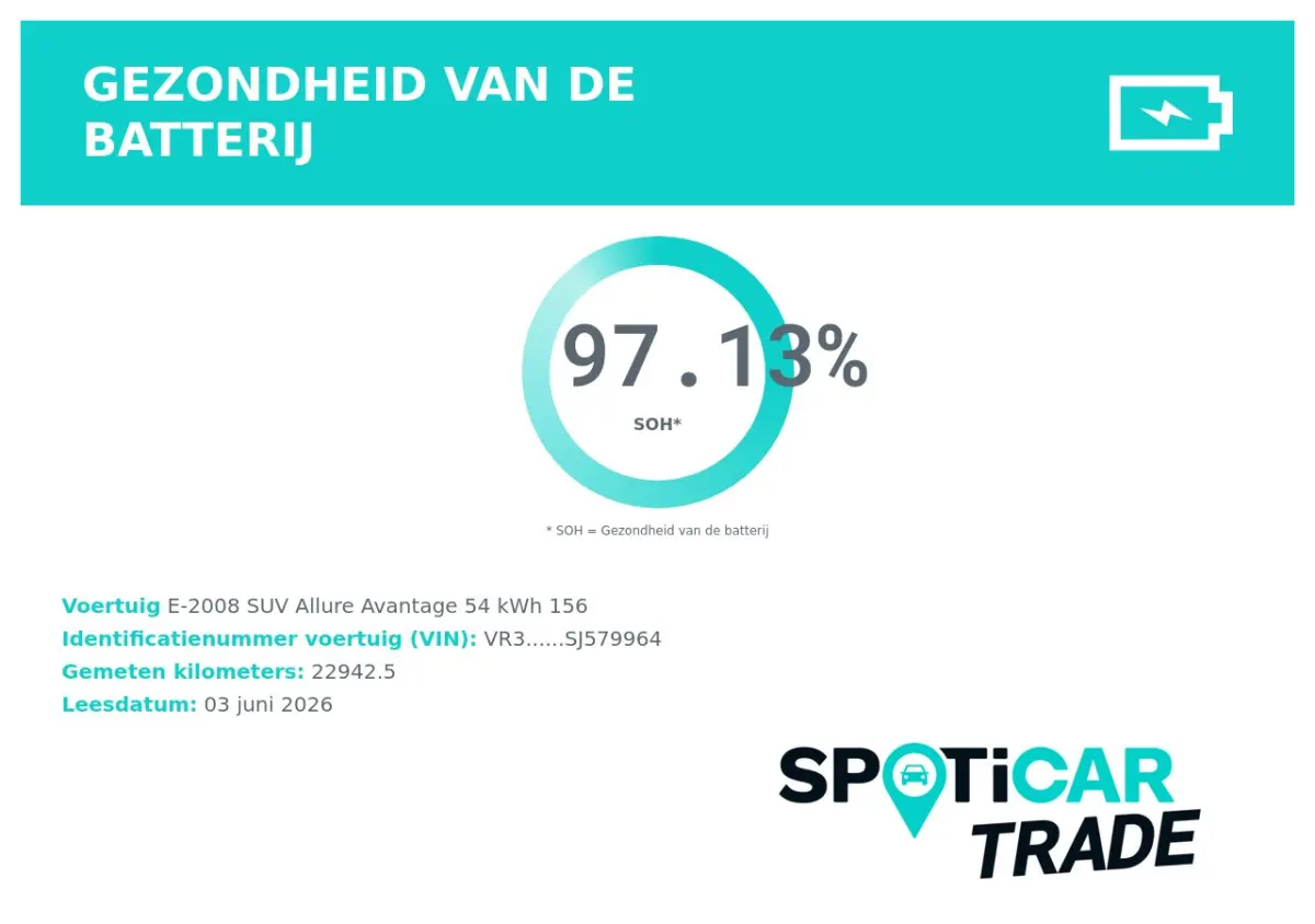 EV Allure Avantage 54 kWh | SOH 97% | Fase 3 laden | NL auto | Navigatie | Camera voor + achter | Adaptieve cruise control |