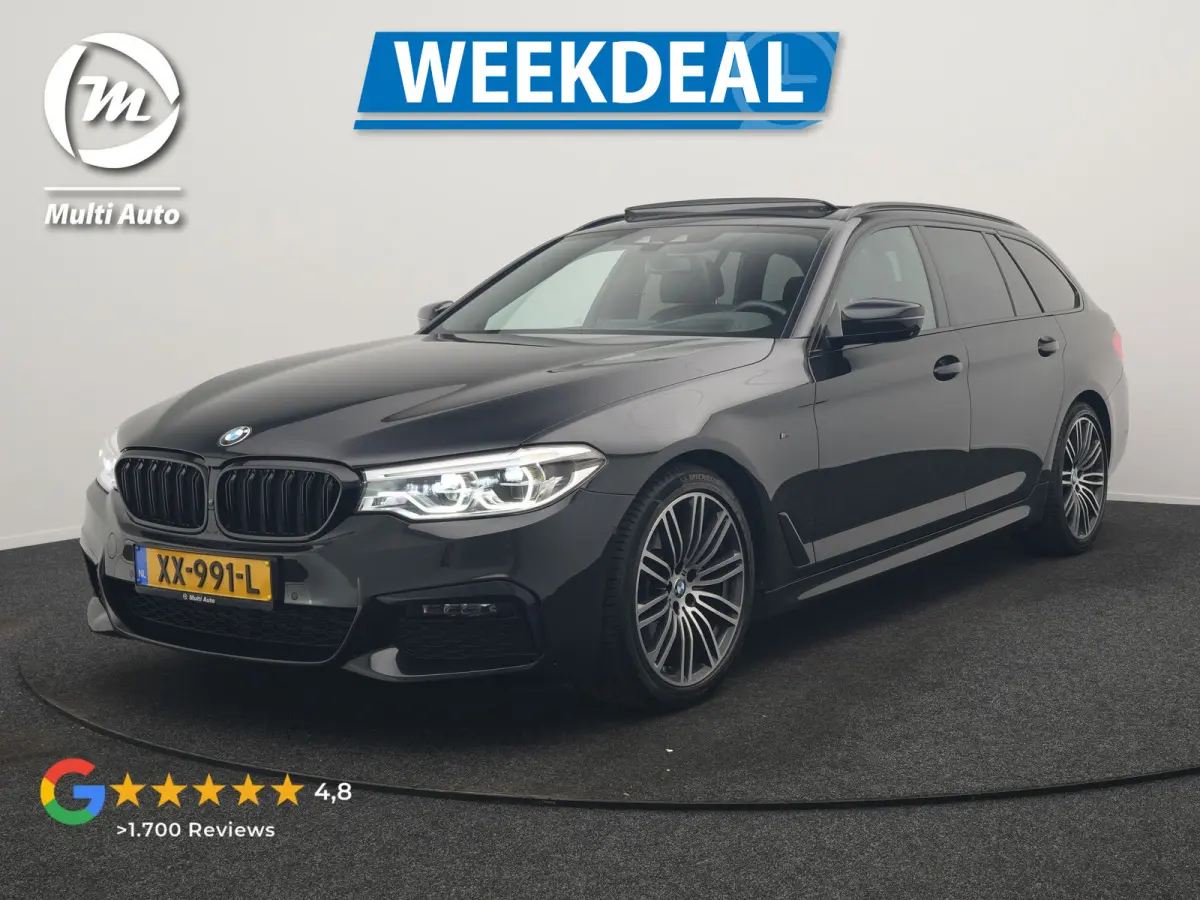 520i M Sport 184pk Dealer O.H. | Panodak | Head Up | 360 Camera | Lederen Comfortzetels Memory & Verwarmd | Sfeerverlichting | Blis | Apple Carplay | Stuur Verwarmd | Adaptive LED | Navigati