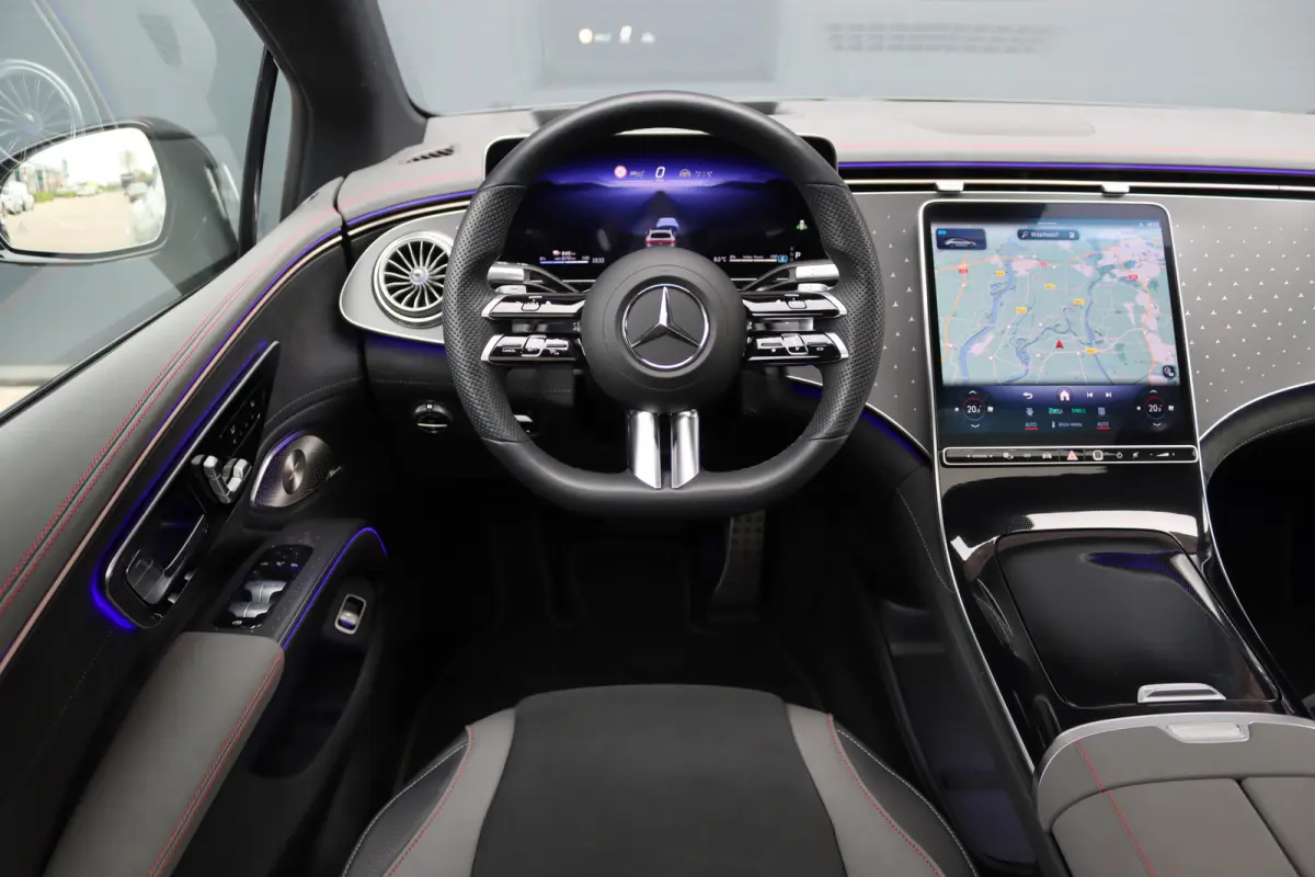 450+ AMG Line Premium 108 kWh | Luchtvering | Achterasbesturing | Distronic+ | Trekhaak | HUD | Verwarmd Stuurwiel | Memory | Digital Light | Burmester | Stoelverwarming |