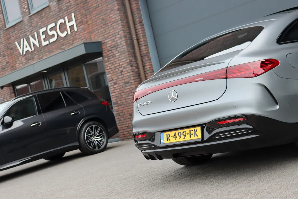 450+ AMG Line Premium 108 kWh | Luchtvering | Achterasbesturing | Distronic+ | Trekhaak | HUD | Verwarmd Stuurwiel | Memory | Digital Light | Burmester | Stoelverwarming |