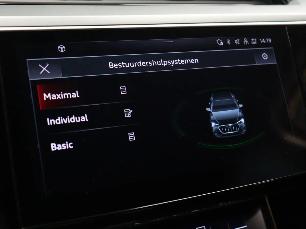 55 quattro Sport 95 kWh 92,5%SOH [BANG & OLUFSEN PREMIUM SOUNDSYSTEM, CRUISE CONTROL, MEMORY SEATS, DIGITAL DASH, TOP VIEW 360 CAMERA, NAVIGATIE, BLUETOOTH, ELEKTRISCHE ACHTERKLEP, CLIMATE C