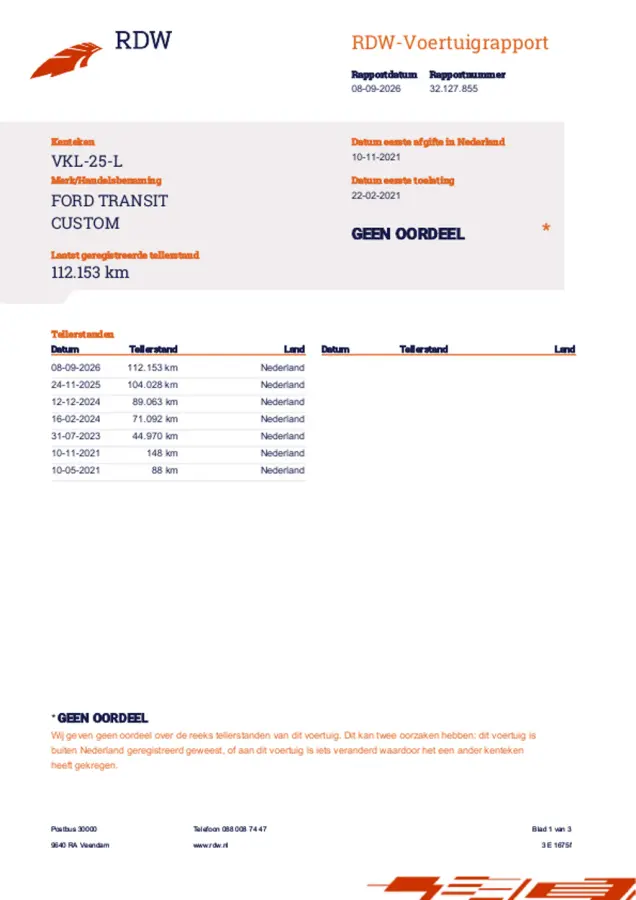 320 2.0 TDCI L1H1 Sport