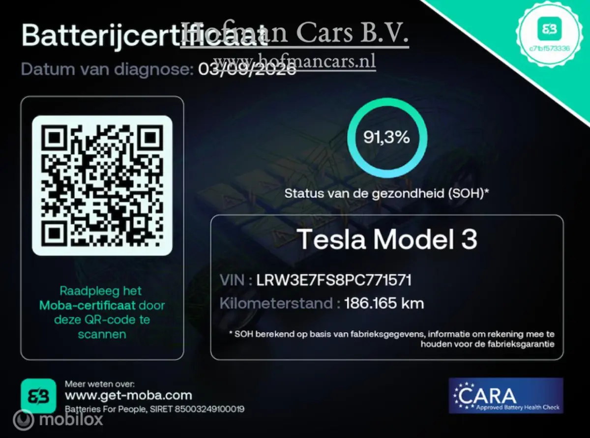 RWD 60 kWh LFP | SOH 91% MOBA | Ryzen | Warmtepomp | Incl. BTW
