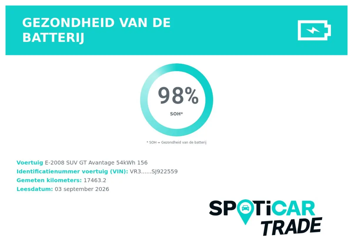 EV GT Avantage 54 kWh | Fase 3 laden | SOH 98% | Massage | Luxe stoelen | Warmtepomp | Navigatie | NL auto | 17.500km |