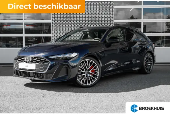 S edition, A5 (2025) | Adaptive cruise control | Aluminium optiek in het interieur | Audi smartphone interface